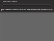 Tablet Screenshot of iphone.singer-audition.com